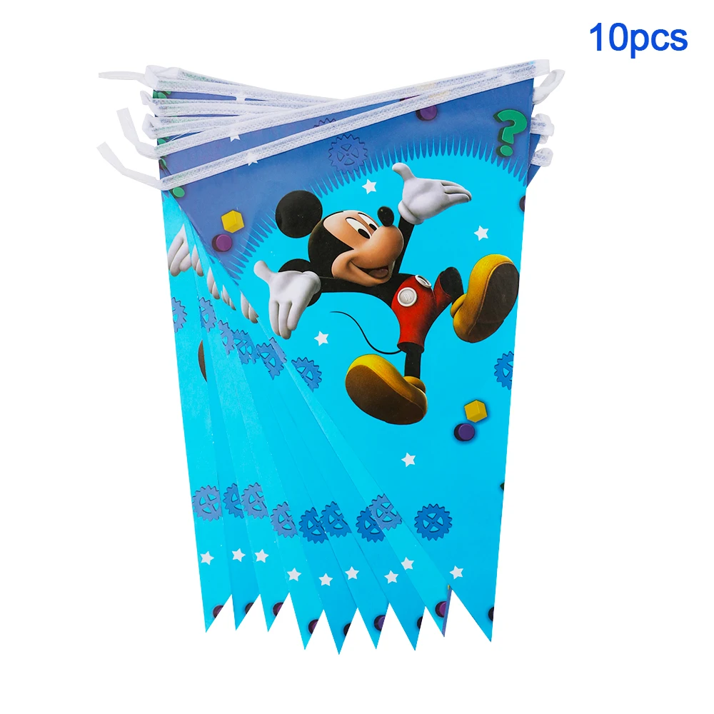 101Pcs Disney Mickey Mouse Petrecerea de Ziua Placa Cupa Șervețel Paie fete de Masa de unica folosinta Tacamuri de Decor Balon Copil de Dus