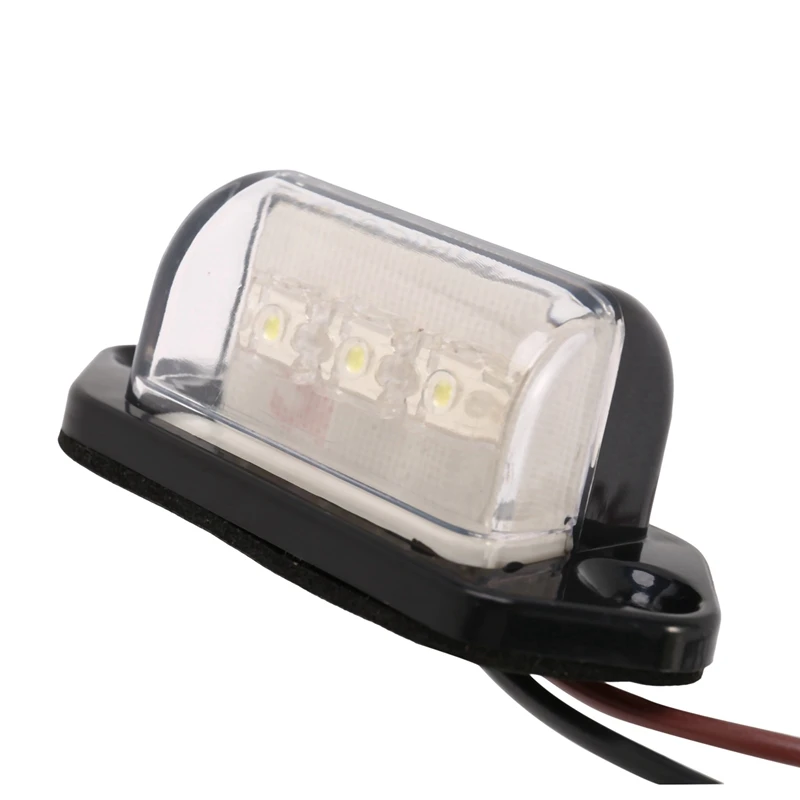 3X 12/24V cu 3 LED-uri de Înmatriculare Tag Lumina Barca RV Camion Trailer Interior Pas Lampa