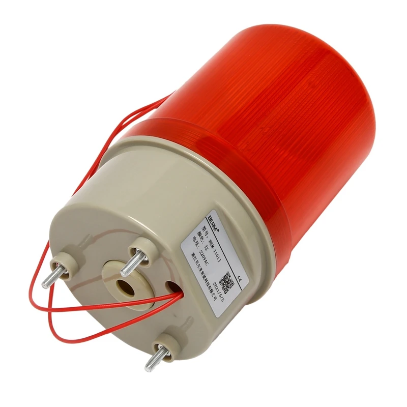 5X Industriale Intermitente de Sunet de Alarmă Lumină,BEM-1101J 220V LED Rosu de Avertizare Sistem de Lumini Rotative de Lumină