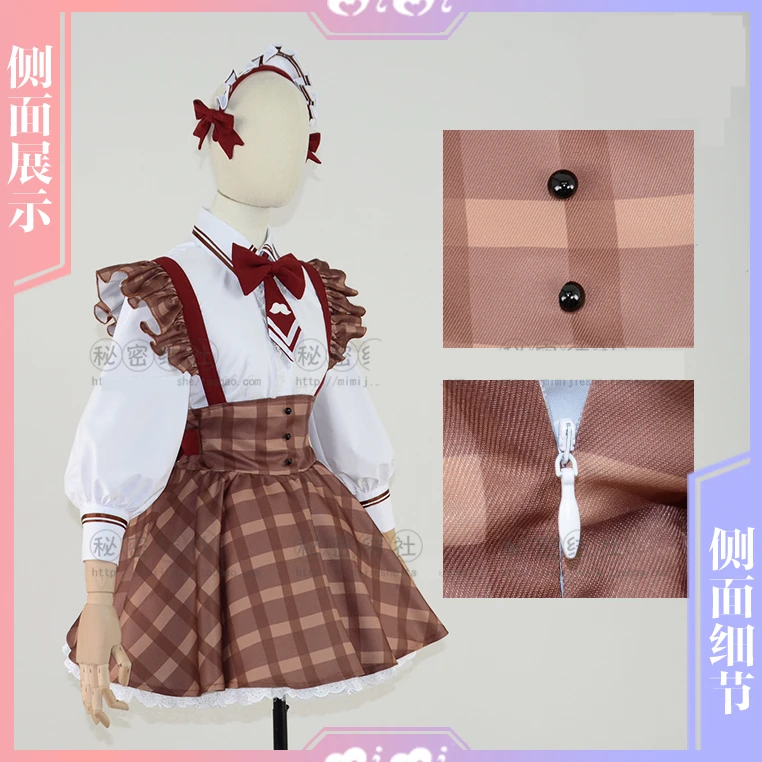 Anime VTuber Hololive Watson Amelia Joc Maid Dress Dulce Lolita Uniformă Cosplay Costum Halloween Femei Transport Gratuit 2021 Noi