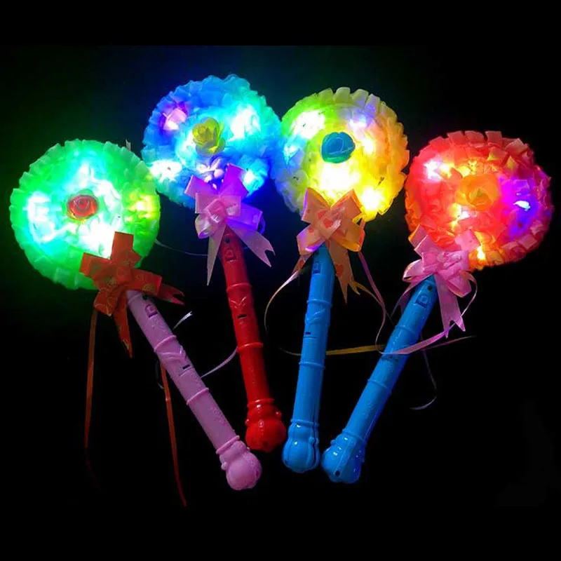 Decor petrecere pentru Copii Flash Stick Star Baghetă Magică Zână Stick Printesa Stick Noutate Jucării Rave Festivalul de Accesorii cu Led-uri