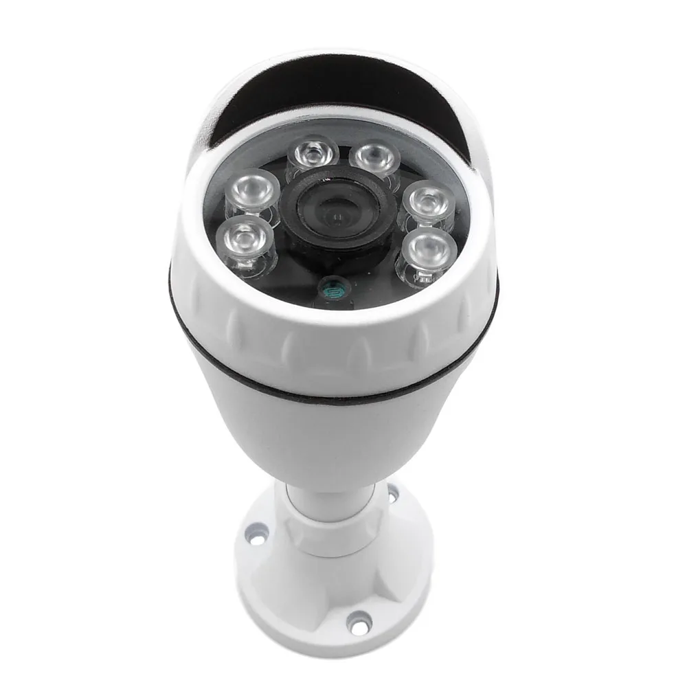 H. H. 264 265 de Supraveghere IP POE Camera de 5MP Impermeabil în aer liber de Rețea CCTV aparat de Fotografiat Cu 6 BUC LED-uri IR Plast bullet Camera ONVIF