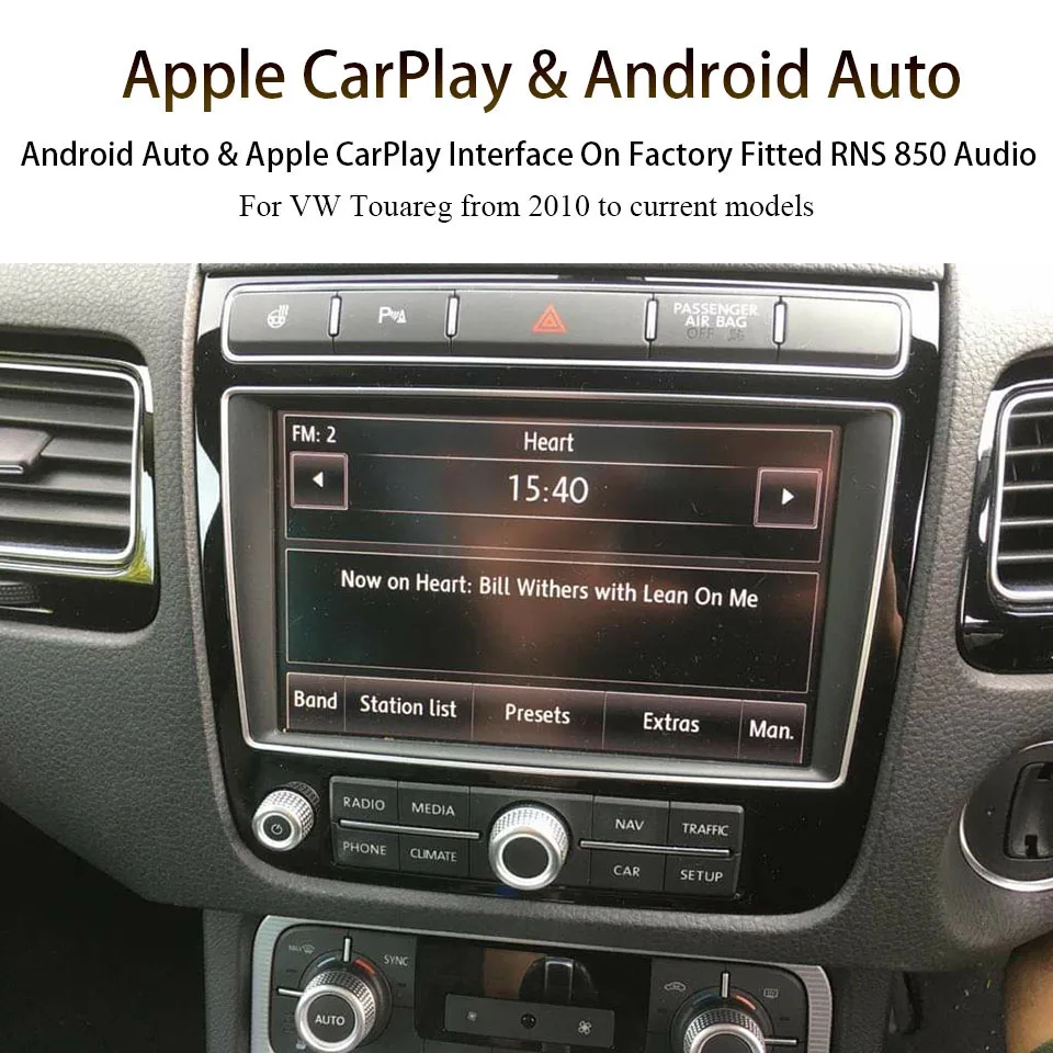 Wifi Wireless Apple Carplay pentru Volkswagen Touareg 2010-2017 6.5 Inch / 8 Inch Android Oglinda Auto play de Sprijin Camera din Față/Spate