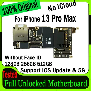 100% Original de Deblocare Nu icloud Pentru iphone 13 Pro Max Placa de baza Full chips-uri Testate Bun Wroking Logica Consiliului de 128GB, 256GB 512GB