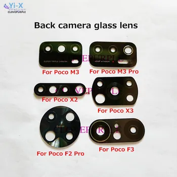 100buc/Lot Spate aparat de Fotografiat Lentilă de Sticlă pentru Xiaomi Pocophone POCO M3 Pro X2 X3 F3 F2 Pro Piese de schimb
