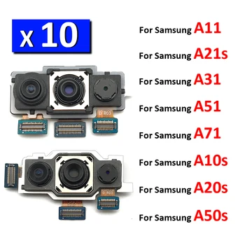 10buc, Pentru Samsung Galaxy A11 A21S A31 A41 A71 A10s A20s A50s Spate Mare Camera din Spate Flex Cablul Principal Modul de Camera Foto Frontală