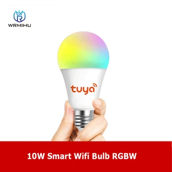 10W Bec LED E27/E26 Inteligent RGBW Wifi APP Alexa Diminuare a Regla Luminozitatea de Lumina Colorate Schimbare de Culoare Alb Cald