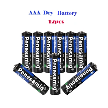 12PCS AAA 1.5 V 100mAh 3A Carbon Acumulator Uscat Baterias Pentru Camera Calculator Ceas Deșteptător Mouse-ul de Control de la Distanță de Baterie 3A