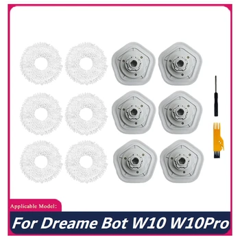 14Pcs Pentru Dreame W10/W10 Pro Bot Aspirator de Înlocuire Accesorii Mop Cârpă de Curățare Perie Pentru Podea de Curățare