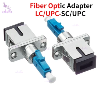 2 buc/lot LC/UPC-SC/UPC-SC Femeie la LC de sex Masculin Adaptor de Fibra Optica pentru Fibra Optica Simplex Single-Mode pentru Fibre Pigtail