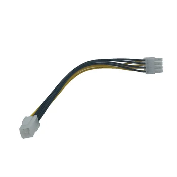 20cm ATX 4 Pin 4Pin la 8 pin 8pini EPS 12V ATX Placa de baza de Alimentare Adaptor de Cablu Convertor