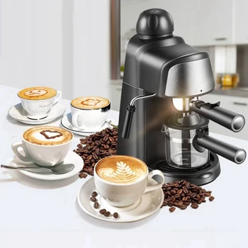 240Ml 800W uz Casnic, Mașină de Espresso de Aburi Spumă de Lapte Mici Mini Semi-Automată Mașină de Cafea CM6810 UE Plug