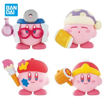 4buc/set Bandai Star Kirby Gashapon de Colectare Normal Vinil Moale anime de actiune jucarii model Figura jucarii pentru copii