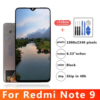 6.53 Telefon Mobil Lcd Pentru Xiaomi Redmi Nota 9 Ecran Lcd Cu Touch Panel Screen Digitizer Pentru Xiaomi Redmi M2003J15SC G S