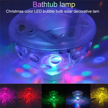 Alimentat de la baterie sub apă Fântână de Lumină Disco Cadă Spa Lumina Piscină Float Lampa LED Piscină pentru Copii Lumina