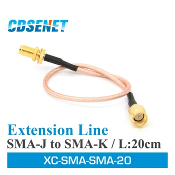 Antena Wifi Cablu de Extensie de Linie 20cm XC-SMA-SMA-20 SMA tată Să-SMA Female Conector de Cablu de transport gratuit