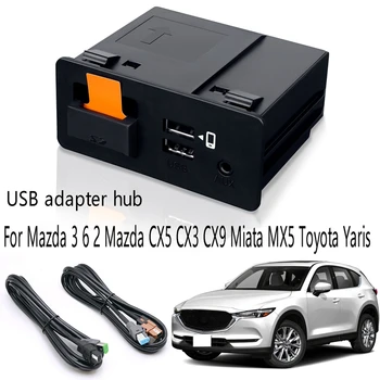 Auto Adaptor USB Hub Apple Carplay, Android TK78-66-9U0C Pentru Mazda 3 6 2 Mazda CX5 CX3 CX9 Miata MX5 Toyota Yaris