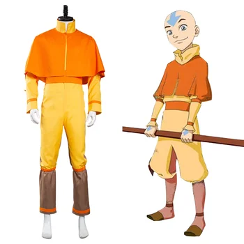 Avatar The Last Airbender Avatar Aang Cosplay Costum Salopeta Costume De Halloween