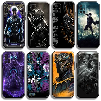 Avengers Panther Black Pentru Samsung Galaxy A51 A51 5G Caz de Telefon Coajă de Silicon Lichid Spate Capac Moale rezistent la Socuri Protecție Completă