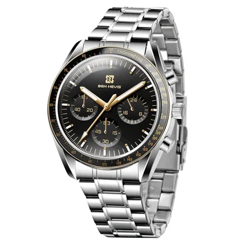 Bărbați Ceas Cronograf Top Brand de Lux din Oțel de Afaceri de Moda Cuarț Ceasuri de mana Ceasuri Sport de sex Masculin Ceas Relogio Masculino