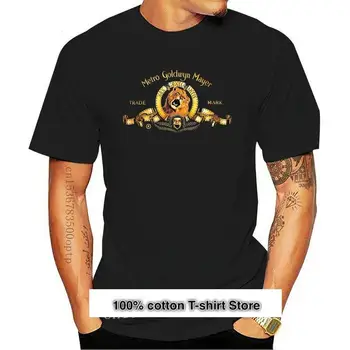 Camiseta de manga corta hombre para, camisa con estampado de Metro Goldwyn, MGM, con cuello redondo