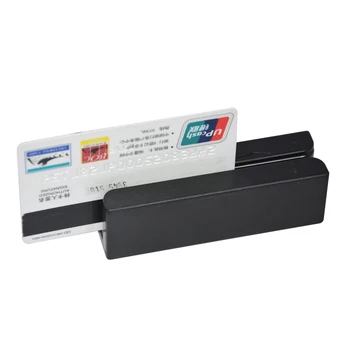 Cap pentru 3 Piese Portabil Mini Stripe USB Magnetic Card Reader HCC750U-06