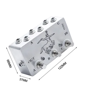 Chitara Electrica Accesorii Mini Looper 3 Canal Comutator Pdale De Buclă Pedala De Efect Pentru Chitara Iubitor