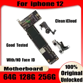 Cu/Fără Față ID-ul Pentru iphone 12 Placa de baza Original de Deblocare icloud Curat Pentru iphone 12 Logica bord Suport actualizare&5G transport Gratuit