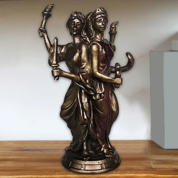 De Epocă Greacă Trei Zeita Rășină Statuie Triple Forma Statuia Zeiței Hecate Sculptura Ambarcațiuni Desktop Acasă Decor Ornament