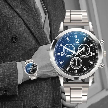 De lux Cuarț ceasuri de mână de Moda Ceas digital pentru Bărbați din oțel Inoxidabil de Aur Automată Ceas Calendar Cadou prietenul montre homme