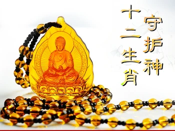 De VÂNZARE la CALD # Greco-Budist buzunar de călătorie eficace binecuvânteze Mascota Namo Amitabha Buddha HANDMADE Cristal Pandantiv Amuleta Budist