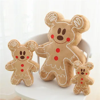 Disney Kawaii Mickey Mouse Minnie Jucării Umplute Cookie Desene Animate Păpuși De Pluș Jucarii Pentru Fete Și Băieți De Halloween, Cadou De Crăciun