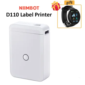 Equipter Niimbot D110 Label Maker Bluetooth Printer Imprimantă Portabilă Preț Autocolant Acasă și de Birou, Cablu USB