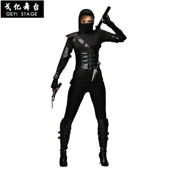 Femeile ninja Costume Clasice, Costume de Halloween Cosplay Ninja Costume pentru Femei Japoneze Desene animate Rochie Fancy