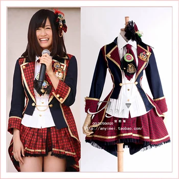 fondcosplay Japonia cântând grup echipa Atsuko Maeda akb rochie 48 Costum cosplay Costum Personalizat-a făcut[G674]