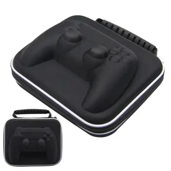 Hard Negru Anti-praf, rezistenta la Socuri Gamepad Joystick Husă de Depozitare Container pentru PS5 Controller de Gaming Accesorii