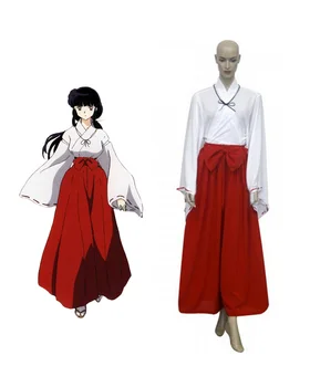 Inuyasha Kikyo Miko Kimono Cosplay Costum Personalizat