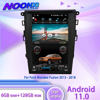 IPS Android 11.0 6G+128GB Pentru Ford Mondeo 2013-2018 Radio Auto Multimedia Player Auto Stereo de Navigare GPS Capul Unitate DSP Carplay