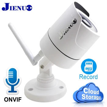 JIENUO HD Camera IP Wireless HD Audio de Securitate Cctv de Exterior rezistent la apa de Înaltă Definiție de Supraveghere Wifi de Stocare Cloud camera de Acasă