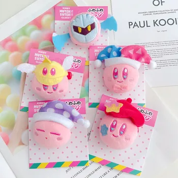 Kawaii drăguț desene animate desene animate star Kirby pluș brosa bărbați și femei de moda saci haine, accesorii de decor ace cuplu cadouri