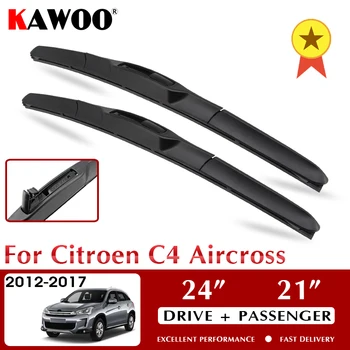 KAWOO Ștergătorului Masina stergatoarele Pentru Citroen C4 Aircross 2012-2017 Parbriz Parbriz Fata Ferestrei Accesorii 24