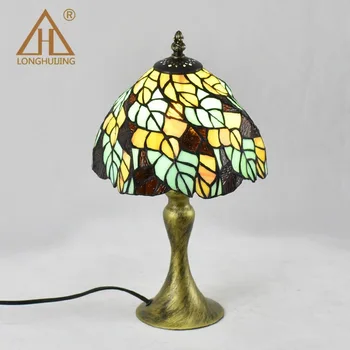 lumini pentru iluminat dormitor lampara mesa noche lampă de masă lampă de noptieră ceramice tărtăcuță lampă tiffany vitralii lampă de masă