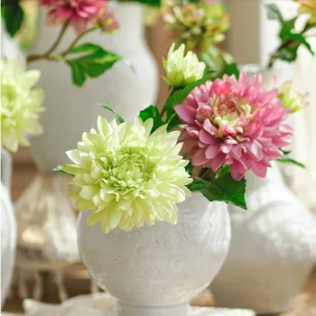 Marmură Decorativă Cu Flori De Simulare Living, Masă De Cafea False Ornamente Decor Acasă Planta Planta Artificiala