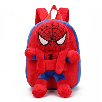 Marvel Spiderman 3D de Desene animate Mini Pluș Copii Rucsaci Ghiozdan Gradinita ghiozdane Pentru Fete Baieti