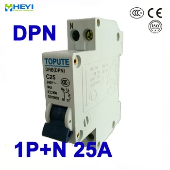 Mini intrerupator 25A DPN 1P+N MCB 25A