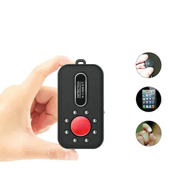 Mini Portabil Detector Camera Ascunsa Anti Sincer Cam Obiectiv RF LED Semnal Infrarosu Scanner camera Video Spion Wireless Bug Alarma Finder