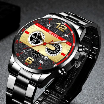 Moda pentru Bărbați Cuarț Ceas din Oțel Inoxidabil Negru Calendar Ceas 2022 Oameni de Afaceri de Lux din Piele de Brand Ceas часы мужские