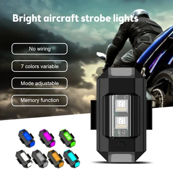 Modul Multi Reglabil Motocicleta DIY Lumini Wireless RC Drone LED Lampă de Noapte în aer liber, Biciclete Corpul de Siguranță Avertizare cu Lumină Intermitentă