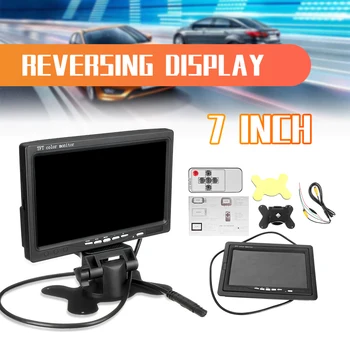 Monitor auto Vehicul Jucător de LED-uri IR Înapoi Reverse Camera 4-pin Conector + 7