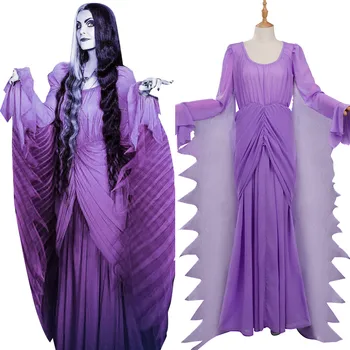 Monstrii Lily Munster Cosplay Costum Costume De Halloween Costum De Carnaval